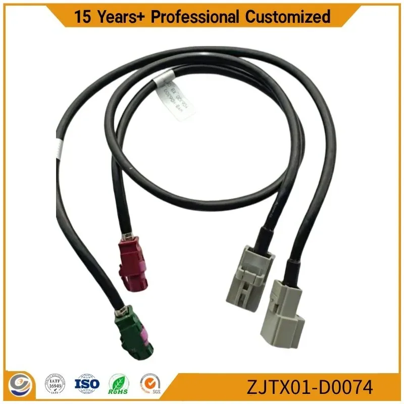 LVDS cable assembly QCC-LVDS-0002 for Buick Envision S and Cadillac CT4 CT5