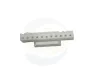 XHB-11P White Plastic Housing, 11-Pin Connector Shell, part C01100XHB-011 - detail view 4