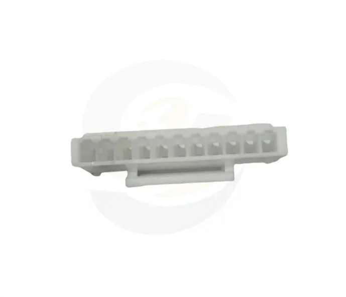 XHB-11P White Plastic Housing, 11-Pin Connector Shell, part C01100XHB-011 - detail view 5