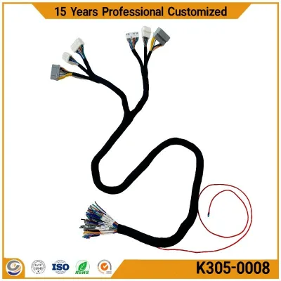 BYD Electric Vehicle DSP Amplifier Wire Harness - Gray Shell