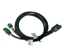 QCC-LVDS-0010 LVDS HSD Cable 820mm for 2023 VW Bora Sagitar Tayron 12.3 inch screen