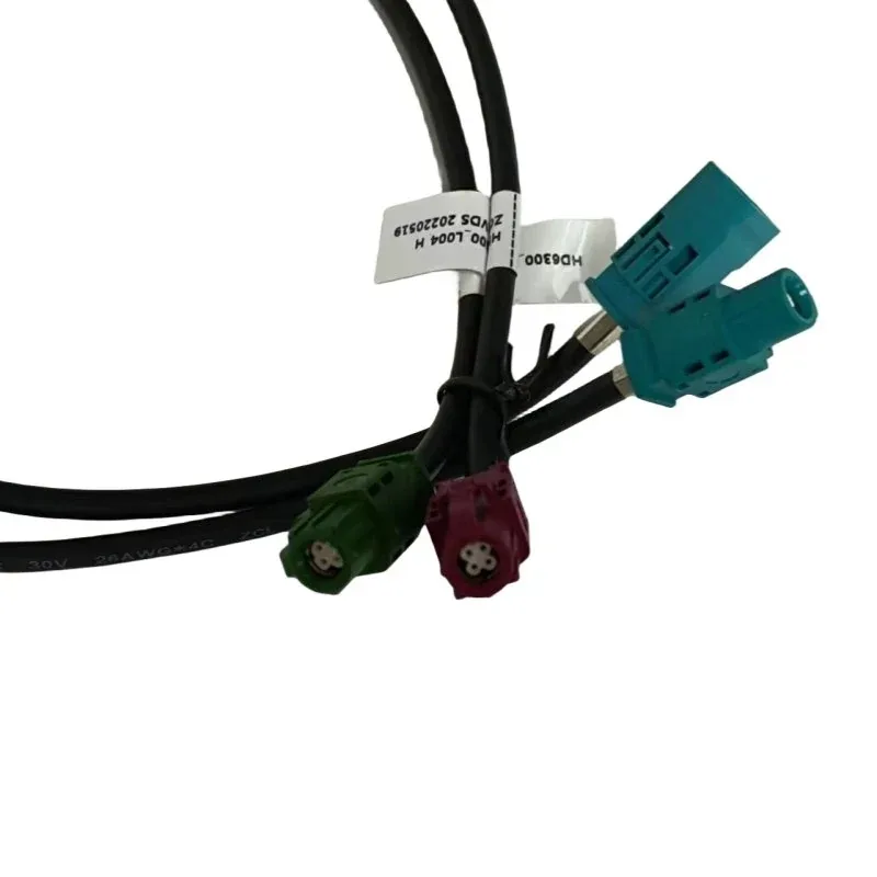 LVDS HSD cable for Chery Arrizo GX 2018-2021, 500mm and 600mm lengths, automotive data connector