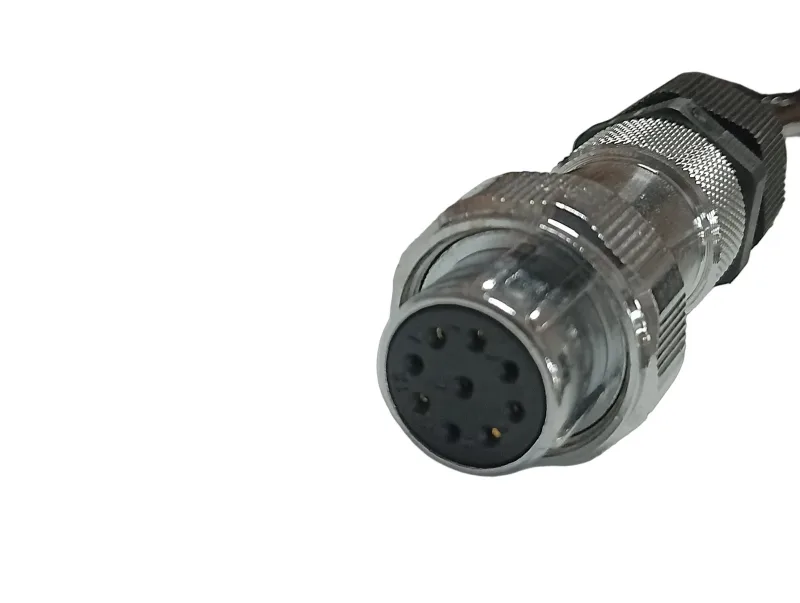 Trailer Light Adapter Cable for Car to Trailer Towing Kit — connector face view 3 - detail view 3