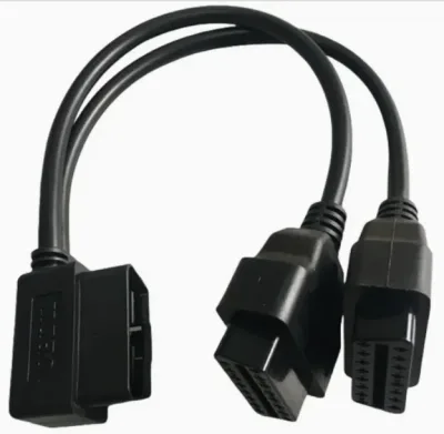 2 Female to 1 Male 16 Pin OBDII Splitter Cable | 600mm